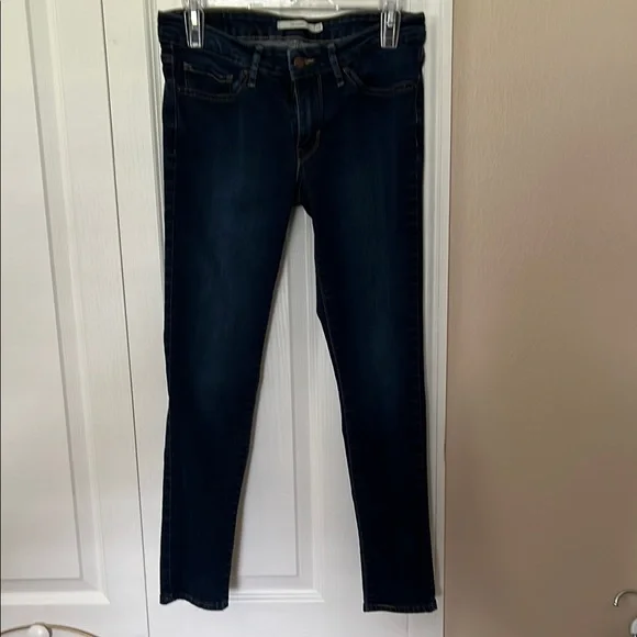 Levi's 711 Blue Skinny Jeans size 28 - Picture 1 of 5